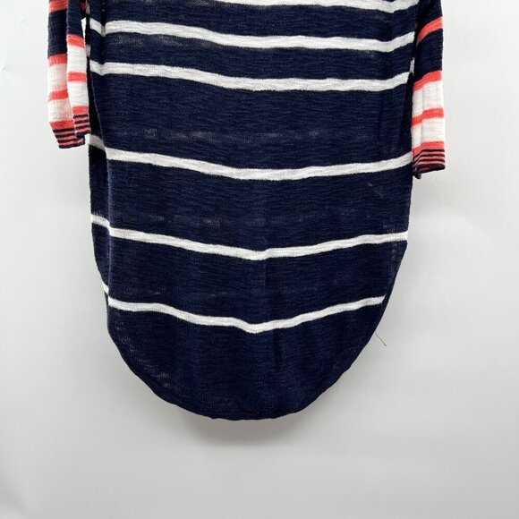 Express Women's Scoop Neck 3/4 Sleeve Sweater Multicolor Size XS Round Hem - Picture 7 of 9